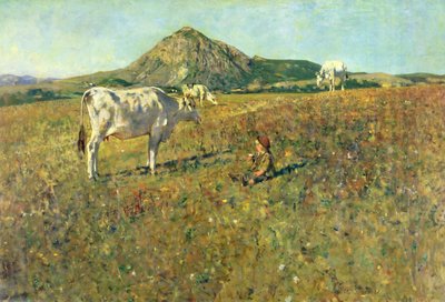 Pascolo a Pietramala da Telemaco Signorini